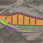 plano aéreo del sector Peña Alta