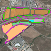 plano aéreo de Puerto Seco