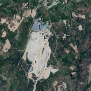 Imagen aérea de la mina de Barruecopardo Salamanca